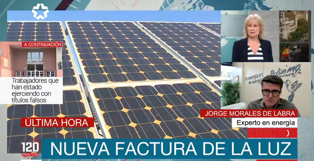 Aprovechar al máximo la energía del sol - 120 minutos de Telemadrid (14 de febrero de 2023).