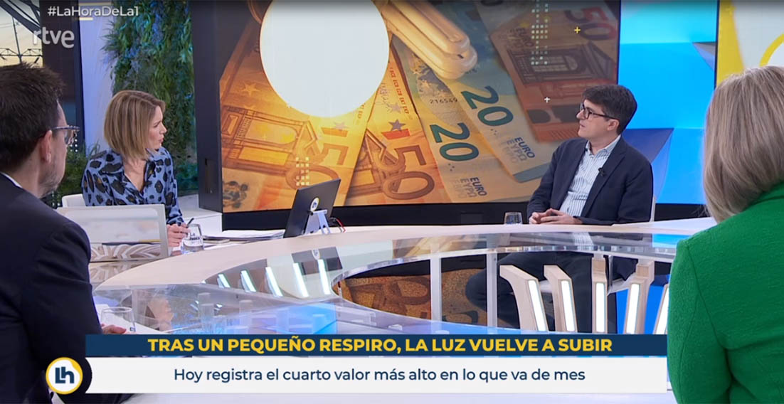 Cambio de tendencia en el precio de la luz