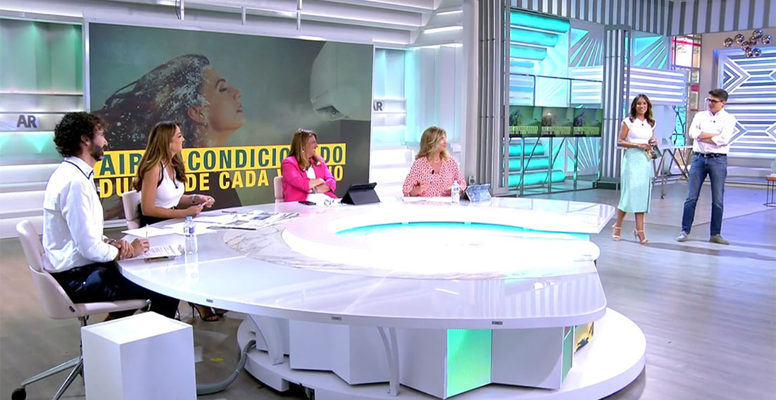 Consumo medio del aire acondicionado (cálculo rápido) - El programa de Ana Rosa de Telecinco (14 de agosto de 2023).
