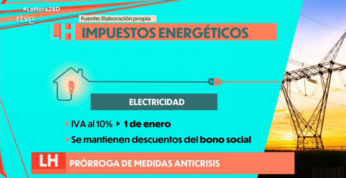 subida impuestos de la luz