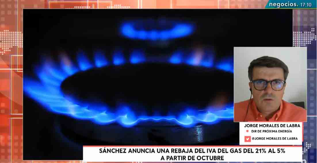 rebaja del IVA del gas