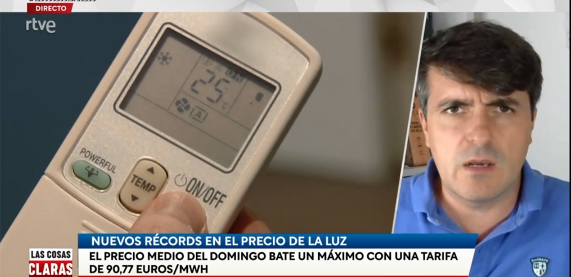 precio de la luz y ola de calor