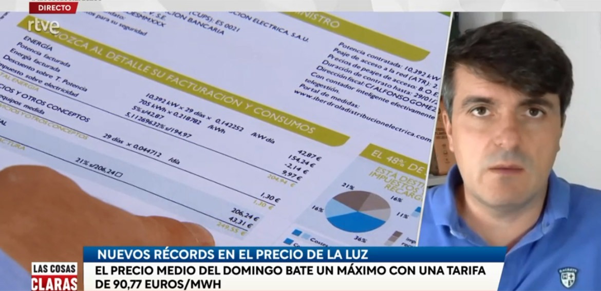 precio de la luz en verano