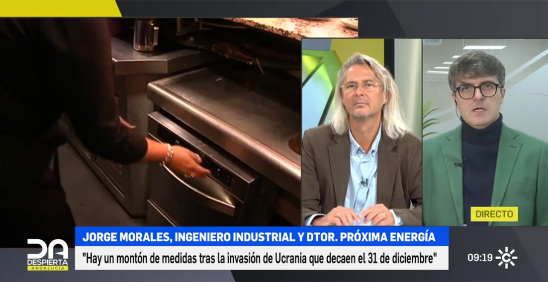 Reforma del sistema eléctrico e impulso a la inversión en renovables - Despierta Andalucía de Canal Sur (26 de octubre de 2023).