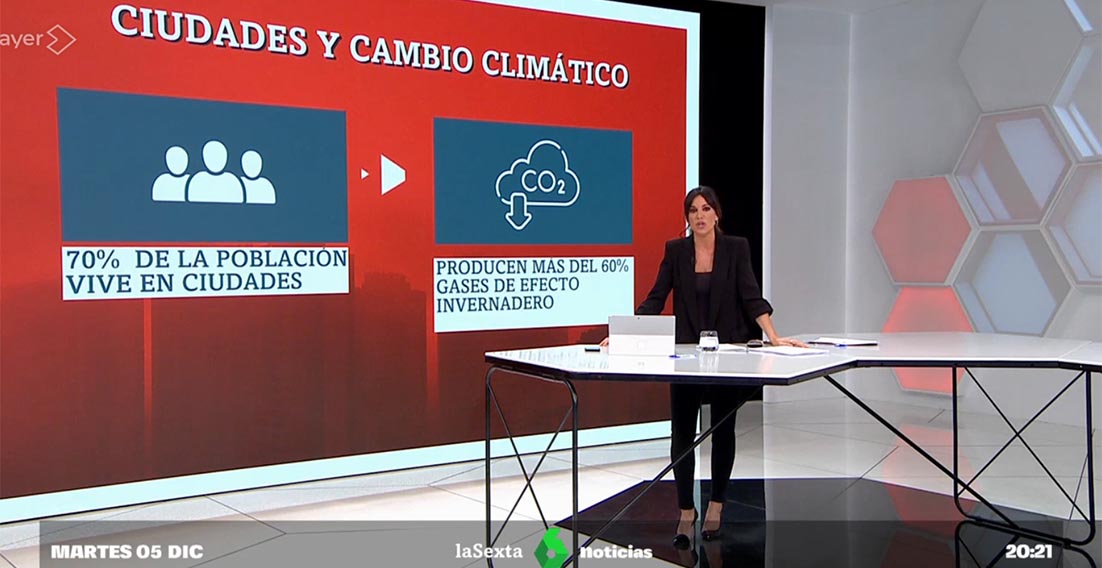 La curva de Keeling y ciudades sostenibles - La Sexta Noticias (5 de diciembre de 2023).